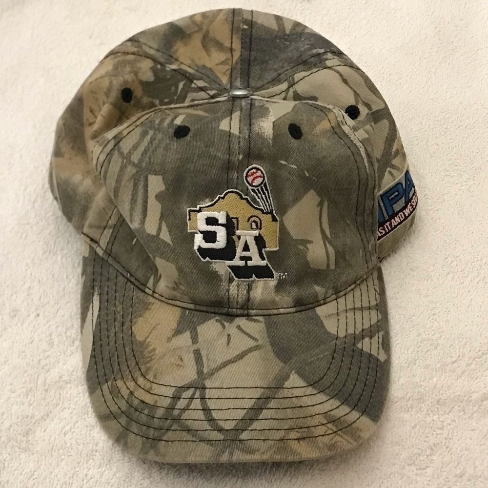Melonwear San Antonio Missions Adjustable Camou Baseball Cap
